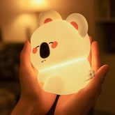Huggwaii Koala Sleeping Silicone Squishy Night Light Cute Animal Lamp Perfect Gift